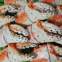 アブラガニ爪 ボイル タラバガニ科アブラガニ 1kg 殻付筋目入り